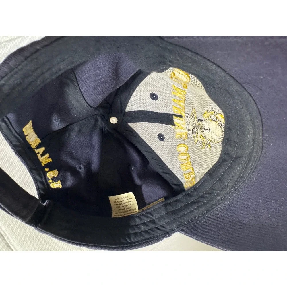 US Marine Corps Veteran Navy Blue Proudly Served USMC Embroidered Baseball Cap